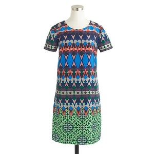 J. Crew Geometric Gemstone Dress, Size 8